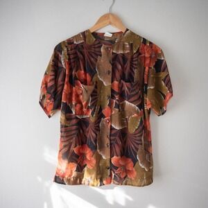 Orso Poeta Island Time Button Up